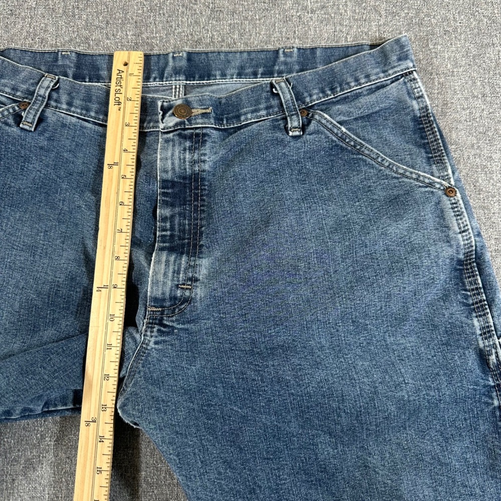 Wrangler Carpenter Jeans Mens 36x30 94LSWDV Blue Utility Hammer Loop Denim - Picture 9 of 10